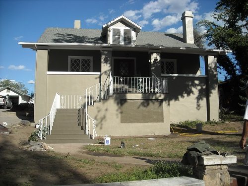 after photo stucco repair